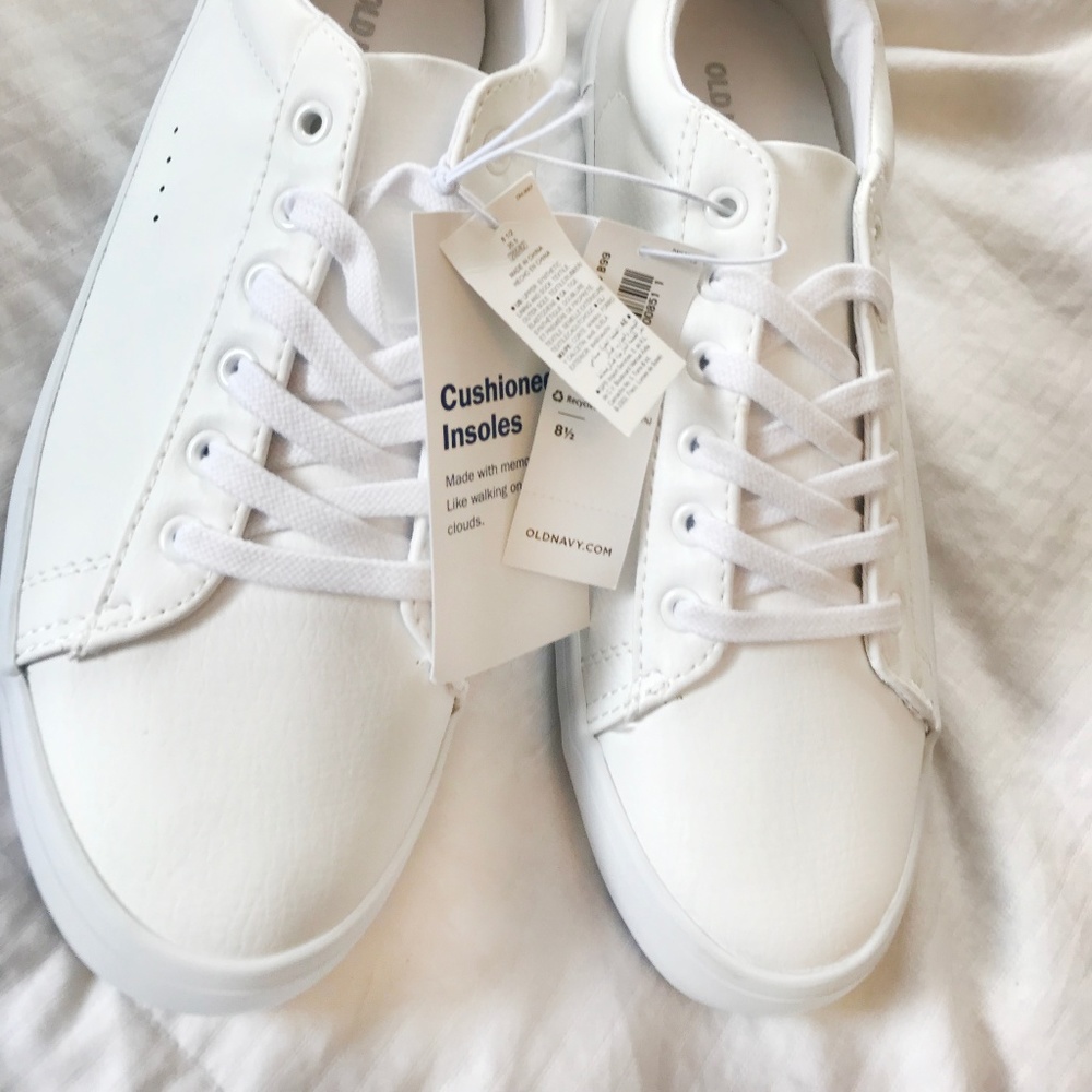 Faux-Leather Classic Sneakers for Women